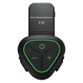 LX1 Motorcycle Half Helmet Waterproof Wireless 5.3 Bluetooth Headset, English – Waterproof, Bluetooth English Classic Green
