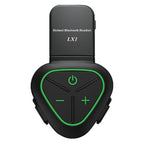 LX1 Motorcycle Half Helmet Waterproof Wireless 5.3 Bluetooth Headset, English – Waterproof, Bluetooth English Classic Green