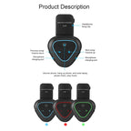 LX1 Motorcycle Half Helmet Waterproof Wireless 5.3 Bluetooth Headset, English – Waterproof, Bluetooth
