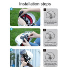 LX1 Motorcycle Half Helmet Waterproof Wireless 5.3 Bluetooth Headset, English – Waterproof, Bluetooth