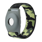 For AirTag Anti-Lost Device Case Locator Nylon Loop Watch Strap Wrist Strap, 17cm (Army Green Camouflage), 22cm (Army Green Camouflage), 17cm (Deep Green Camouflage), 22cm (Deep Green Camouflage), 17cm (Purple Camouflage), 22cm (Purple Camouflage)... 17cm (Army Green Camouflage)