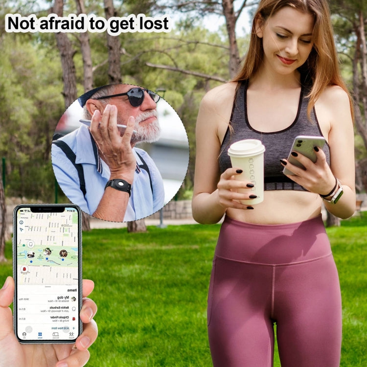 For AirTag Anti-Lost Device Case Locator Nylon Loop Watch Strap Wrist Strap, 17cm (Army Green Camouflage), 22cm (Army Green Camouflage), 17cm (Deep Green Camouflage), 22cm (Deep Green Camouflage), 17cm (Purple Camouflage), 22cm (Purple Camouflage)...