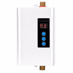 Electric Water Heater With Remote Control Adjustable Temperate, US Plug 3000W, UK Plug 3000W, EU Plug 4000W, AU Plug 4000W US Plug 3000W White