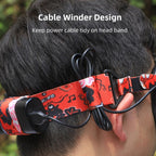 Sunnylife TD487 For DJI Avata / FPV Goggles V2 Color Headband Fixed Elastic Strap, Strap (Red)
