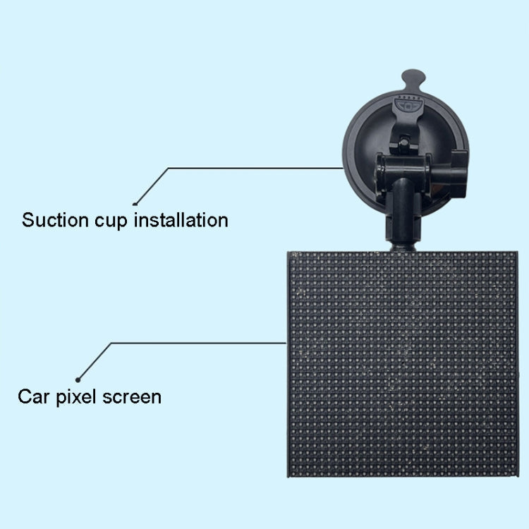 LED Dynamic Emoticon Car Display Screen 5V USB Interface, USB Interface