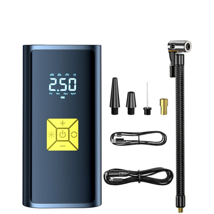 Small Portable Car Air Pump Tire Inflator for Motorcycle Bicycle, SUITU ST-9620A Wired Model, SUITU ST-9620B Wireless, SUITU ST-9620C Wireless Power Bank – Wear-resistant SUITU ST-9620B Wireless