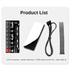 PWM Fan Hub Computer CPU Fan Extender, PH35D – TPU