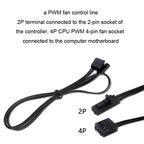 PWM Fan Hub Computer CPU Fan Extender, PH35D – TPU