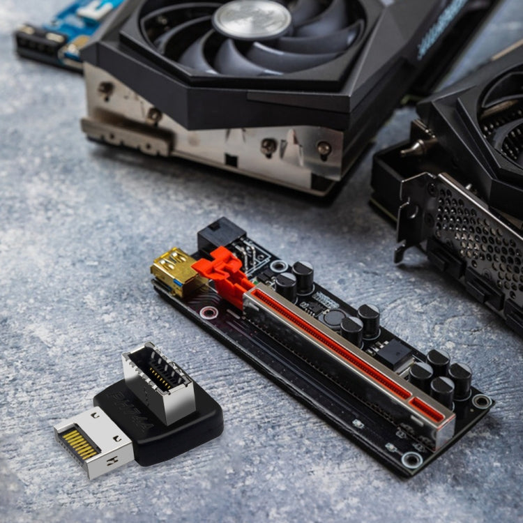2pcs USB3.1 Type-E Computer Motherboard Interface 90 Degrees Elbow Front Type-C Adapter – Durable Build, Easy to Use