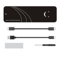 USB3.2 To MAC SSD Enclosure Adapter For Macbook Air Pro 2013-2017 Hard Disk, 20Gbps C-C Cable Kit, 10Gbps A-C Cable Kit 20Gbps C-C Cable Kit