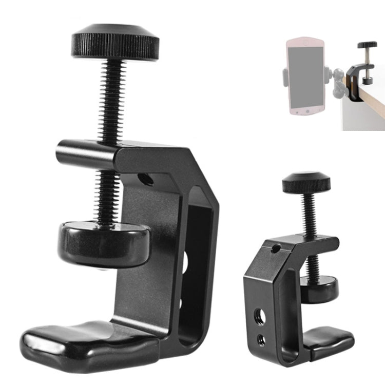 BEXIN WN-38 Universal C-Clamp With 1/4-Inch & 3/8-Inch Hole For Tables Desk Mount Default Title