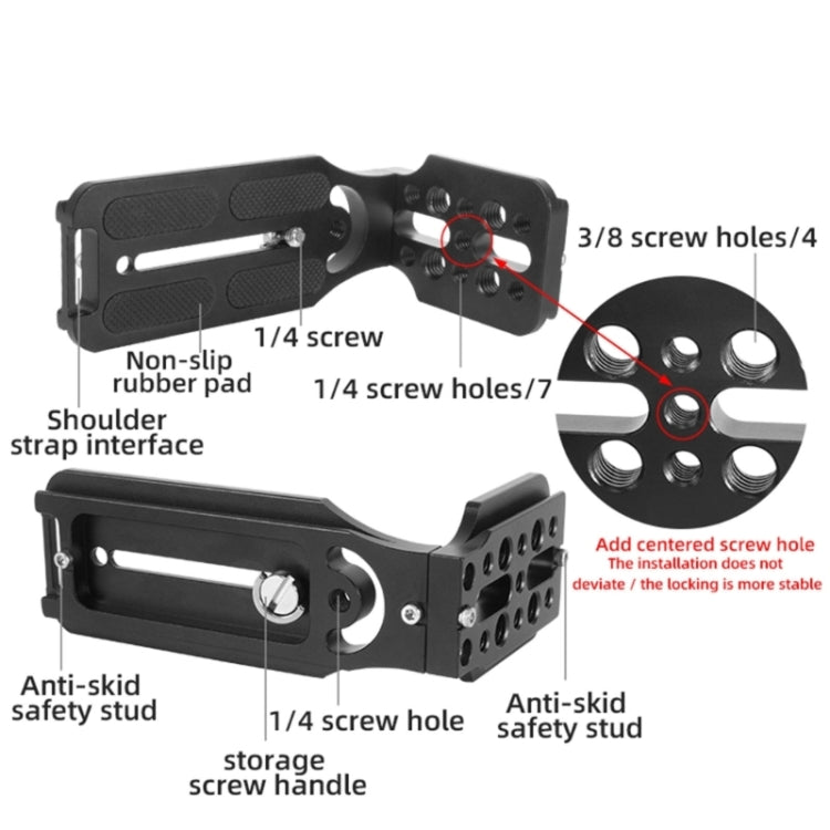BEXIN L130-50C Camera Quick Release Plate L-shaped Vertical Board, L130-50C