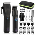 Men Electric Haircutting Tools Set Sculpting Electric Clipper, LM-2027 2 In 1 (Black), LM-2027 2 In 1 (Gold) LM-2027 2 In 1 (Black) Black