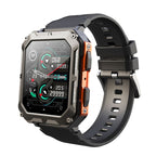 C20 Sports Watch – 1.83" Screen, IP68 Waterproof, Bluetooth Call Orange