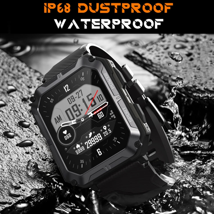 C20 Sports Watch – 1.83" Screen, IP68 Waterproof, Bluetooth Call
