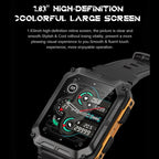 C20 Sports Watch – 1.83" Screen, IP68 Waterproof, Bluetooth Call