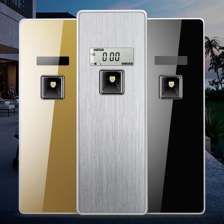 Anti-Corrosion Stainless Steel Panel LCD Digital Display Intelligent Automatic Fragrance Sprayer, LCD (Black Titanium), LCD (Titanium Gold), LCD (Brushed) – Durable Build, Easy to Use