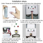Automatic Light Sensor Spraying Machine Toilet Timed Fragrant Machine, Automatic Light Sensor 4 (White)