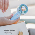 Hand Holds Small Fan Portable Mini Pocket Fan, Pink Duck, Blue Duck, Green Duck, White Duck, Pink Spray Plating Version, Blue Spray Plating Version, Green Spray Plating Version, White Spray Plating Version – Durable Build, Easy to Use