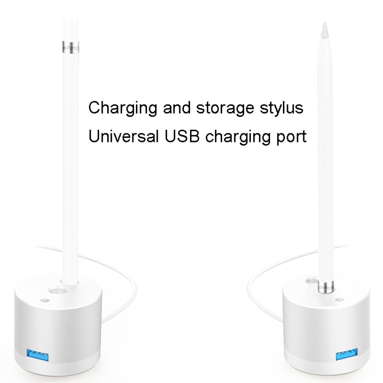 For Apple Pencil 1 USB Charging Adapter Metal Base With LED Indicator,...