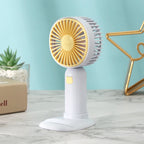 Handheld Small Fan Portable Mini Pocket Fan Gray