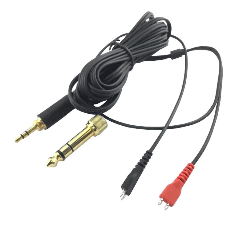 For Sennheiser HD25 / HD560 / HD540 / HD480 / HD430 / HD250 Headset Audio Cable, ZS0093 Left Long Right Short, ZS0093 Two Sides Equivalent – Durable Build, Easy to Use ZS0093 Left Long Right Short Left Long Right Short