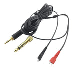 For Sennheiser HD25 / HD560 / HD540 / HD480 / HD430 / HD250 Headset Audio Cable, ZS0093 Left Long Right Short, ZS0093 Two Sides Equivalent – Durable Build, Easy to Use ZS0093 Left Long Right Short Left Long Right Short