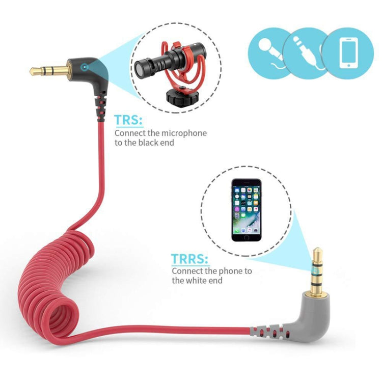 Wireless Lavalier Microphone Cable – Durable Build, Easy to Use, For BOYA / RODE SC7 TRS to TRRS, For BOYA / RODE SC2 TRS to TRS