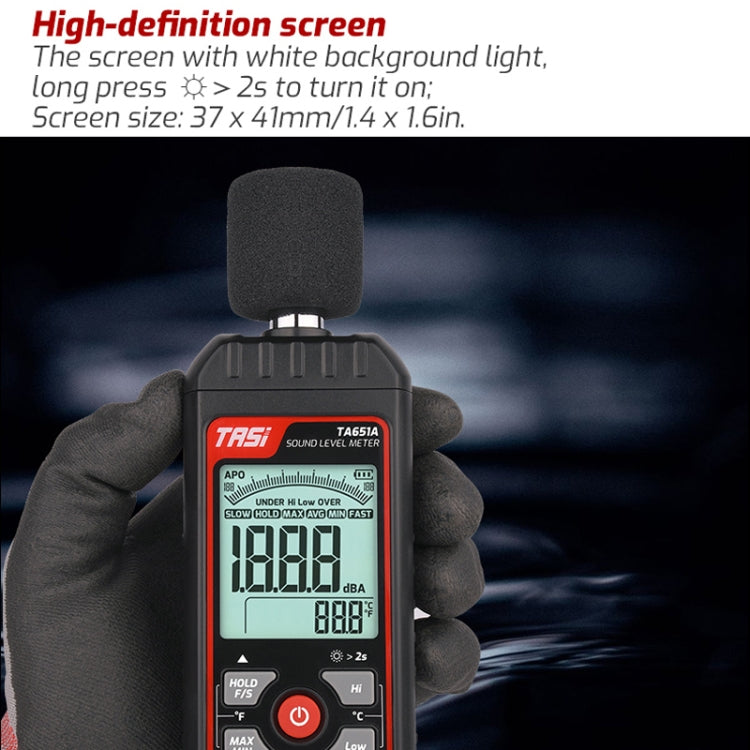 Household Noise Tester Decibel Device, TASI TA651B