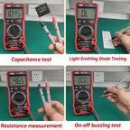 Digital High Precision Multimeter Digital Display Household Multifunction Electrician Multimeter, TASI TA803A, TASI TA803B, TASI TA803C