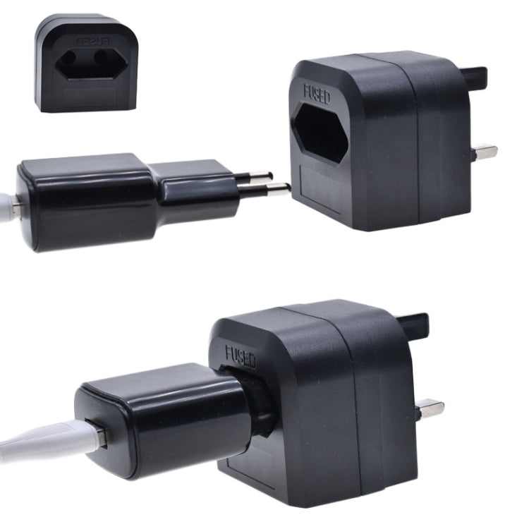 250V EU Plug To UK Plug With Fuse Conversion Plug, EU Plug To UK Plug EU Plug To UK Plug
