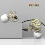 CVJ In-Ear Wired Gaming Earphone, White, Black, Blue, Green, With Mic White, With Mic Black, With Mic Blue, With Mic Green