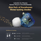 CVJ In-Ear Wired Gaming Earphone, White, Black, Blue, Green, With Mic White, With Mic Black, With Mic Blue, With Mic Green