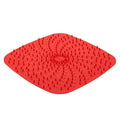 Air Fryer Reusable Silicone Liner Mat Non-Stick Steamer Pad Kitchen Accessories, Square Red 20.2cm, Square Black 23cm Square Red 20.2cm
