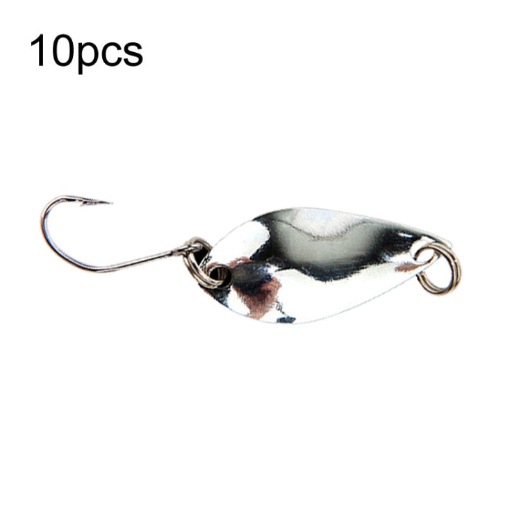 Single Hook Spoon Type Horse Mouth Melon Sequins False Lures Fishing Lures, 10pcs 5g, 10pcs 3.5g, 10pcs 2.5g, 10pcs 2g Mesh, 10pcs 2g Butterfly – Durable Build, Easy to Use 10pcs 5g Silver