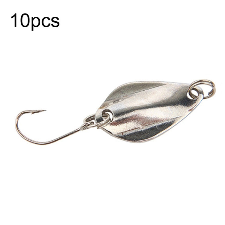 Single Hook Spoon Type Horse Mouth Melon Sequins False Lures Fishing Lures, 10pcs 5g, 10pcs 3.5g, 10pcs 2.5g, 10pcs 2g Mesh, 10pcs 2g Butterfly – Durable Build, Easy to Use 10pcs 2g Butterfly Silver