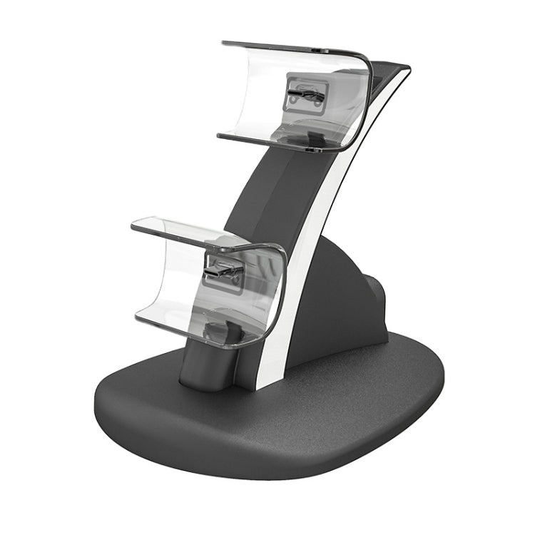 iplay HBP-253 For PS5 Game Wireless Handle Double Charging Base Placement Bracket, HBP-253 (White), HBP-253 (Black) – Durable Build, Easy to Use HBP-253 (Black) Black