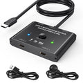 8K30 Type-C / USB-C Bidirectional Switch 10Gbps HD Splitter, KC-C201, C201 Single Machine – TPU, 4K KC-C201