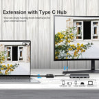 8K30 Type-C / USB-C Bidirectional Switch 10Gbps HD Splitter, KC-C201, C201 Single Machine – TPU, 4K