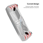 For ASUS Rog Ally Game Console PC+TPU Protective Case Cover With Bracket, PC+TPU Black+Transparent