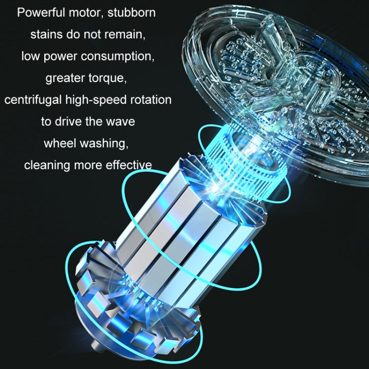 Mini Portable Folding Household Washing Machine Underwear Washer, Fruit Green, Lake Blue, Fruit Green + Blue Light Antibacterial