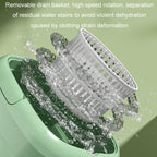 Mini Portable Folding Household Washing Machine Underwear Washer, Fruit Green, Lake Blue, Fruit Green + Blue Light Antibacterial