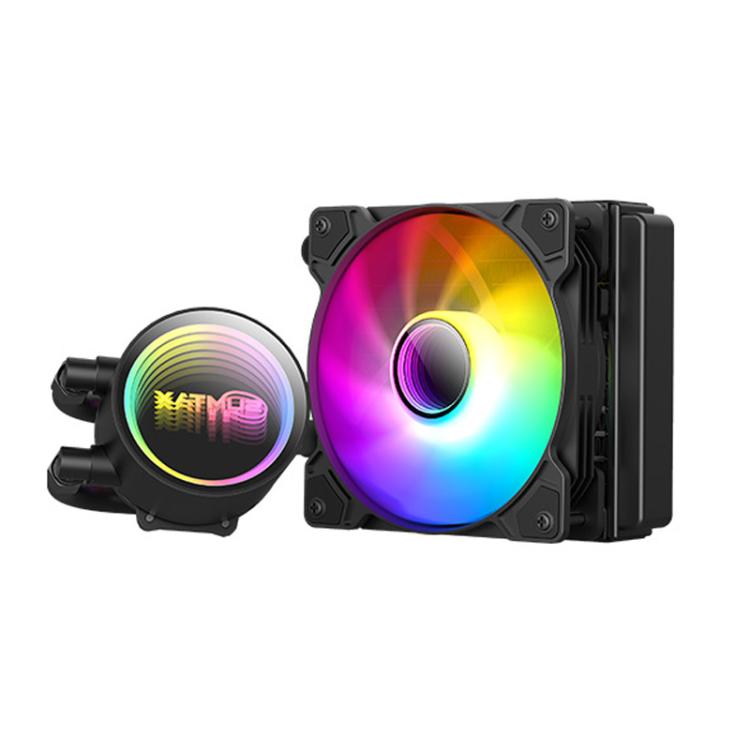 EVESKY Water Cooler Cpu Fan RGB Fan Liquid Heatsink Integrated Radiator, 120mm Colorful, 120mm RGB, 240mm, 360mm – Aluminum Alloy 120mm Colorful