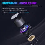 EVESKY Water Cooler Cpu Fan RGB Fan Liquid Heatsink Integrated Radiator, 120mm Colorful, 120mm RGB, 240mm, 360mm – Aluminum Alloy