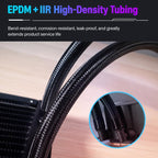EVESKY Water Cooler Cpu Fan RGB Fan Liquid Heatsink Integrated Radiator, 120mm Colorful, 120mm RGB, 240mm, 360mm – Aluminum Alloy