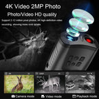 APEXEL 3-inch LCD HD Screen Photo Video Portable Binoculars Digital Infrared Night Vision Device, APL-NV009