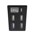 iplay HBP-308 For Sony PS5 5 in 1 Game Console USB3.0 HUB Connection Transmission Extender, For Sony PS5 For Sony PS5