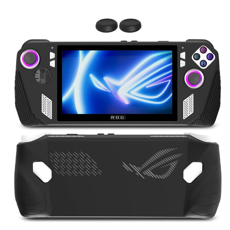 For ASUS Rog Ally Gaming Console Multicolor Silicone Case With 2 Button Caps, Black, Red, Blue, Green, Gold, White Black