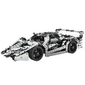 Assembly Metal Car Model Intelligence Handmade Assembly Toy Building Block, Racing Car Racing Car