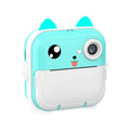 Children Instant Camera Mini Thermal HD Printer Video Photo Digital Camera, Standard Blue, Standard Pink, 16G Pink, 16G Blue, 32G Pink, 32G Blue Standard Blue
